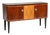 Small Art Deco Walnut and Maple Sideboard with Handles, 1940 For Sale