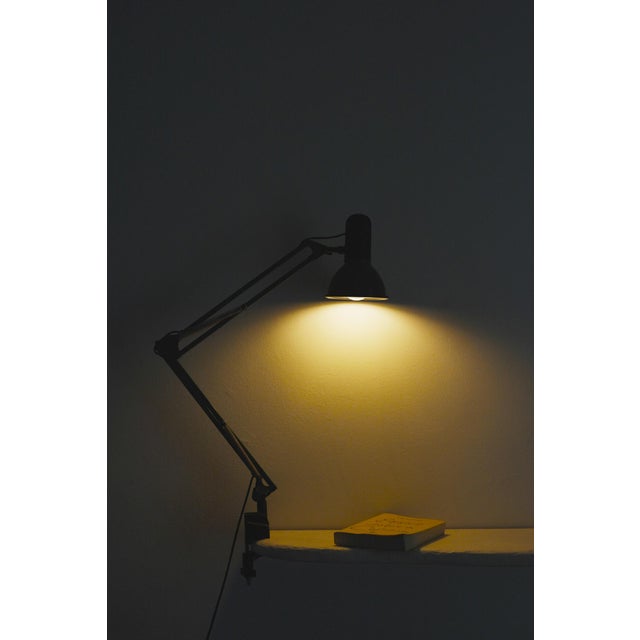 Spanish Swing Arm Green Architect Desk Lamp from Fase, 1980s For Sale - Image 18 of 18