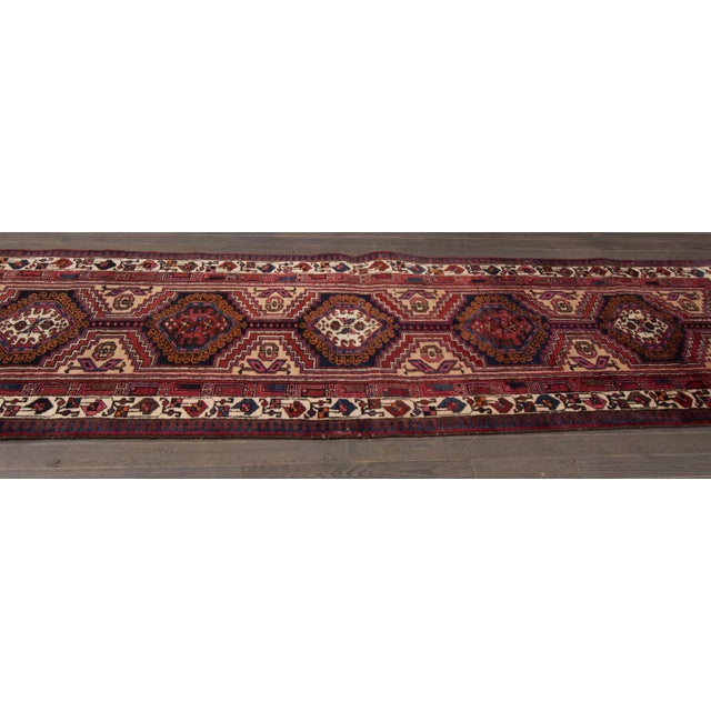 Traditional Vintage Persian Hamadan Rug, 2'9" X 10'1" For Sale - Image 3 of 8