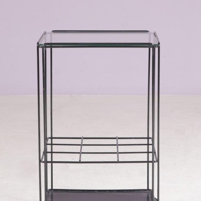 Dating from the 1970s, this bar table and trolley was designed by Max Sauze for Studio Sauze, France. Known for his...