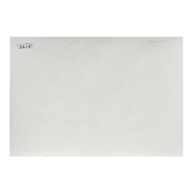 1980s Vintage Colorful Abstract Watercolor by Les Anderson For Sale - Image 5 of 6