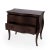 Spritely Home Accent Furniture Rochelle Walnut 2 Drawer Chest, Dark Brown For Sale - Image 4 of 10