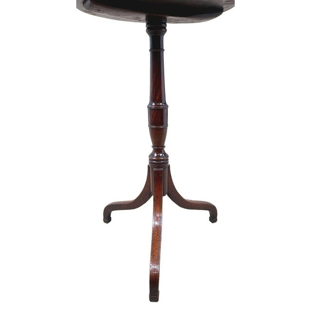 Wood Georgian Mahogany Circular Wine Table, 1780 For Sale - Image 7 of 11