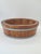 Large Vintage Wooden Bowl with Metal Rims, 1960s For Sale - Image 4 of 11