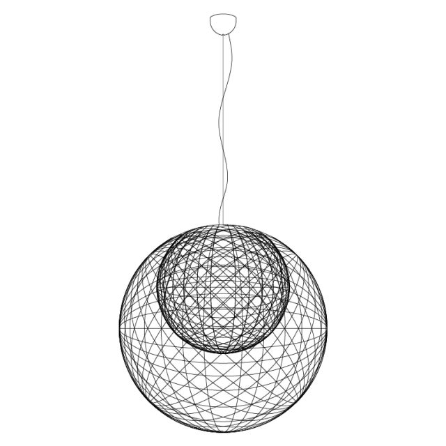 The spun thread design is reminiscent of a cocoon and gives off a soft light that is enhanced by the double and triple...