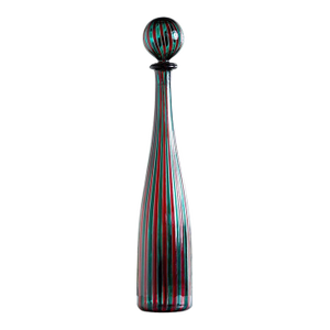 Red-green Carafe by Venini, Italy 1990