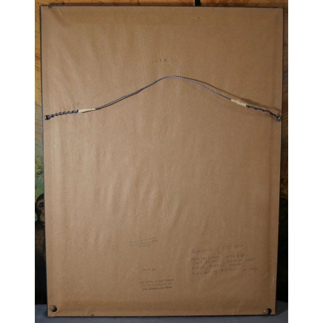 Mid 19th Century 1844 Japanese Utagawa Kuniyoshi "Shima Zoroi Onna Benket" Woodblock Print Published by Ibakyu (Edo Period) Reproduction For Sale - Image 5 of 7