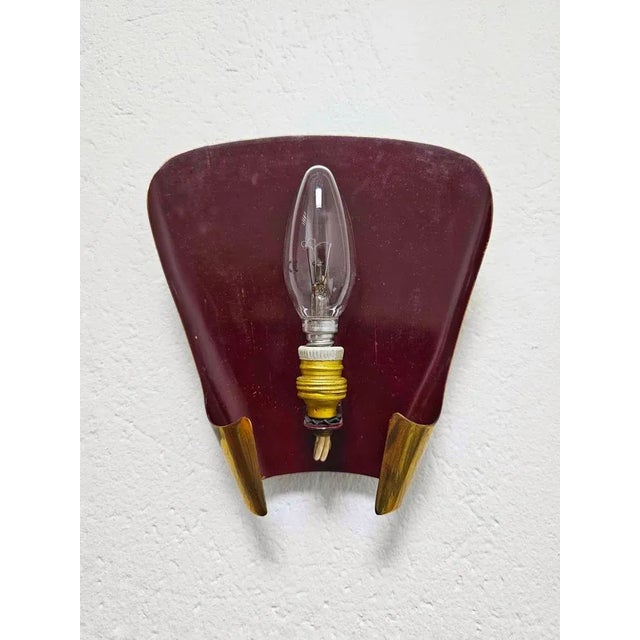 Mid-Century Modern Brass Sconces from Stilnovo, 1950s, Set of 2 For Sale - Image 9 of 12