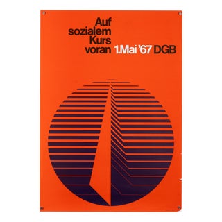Original Political Poster by Acon, 1967 For Sale