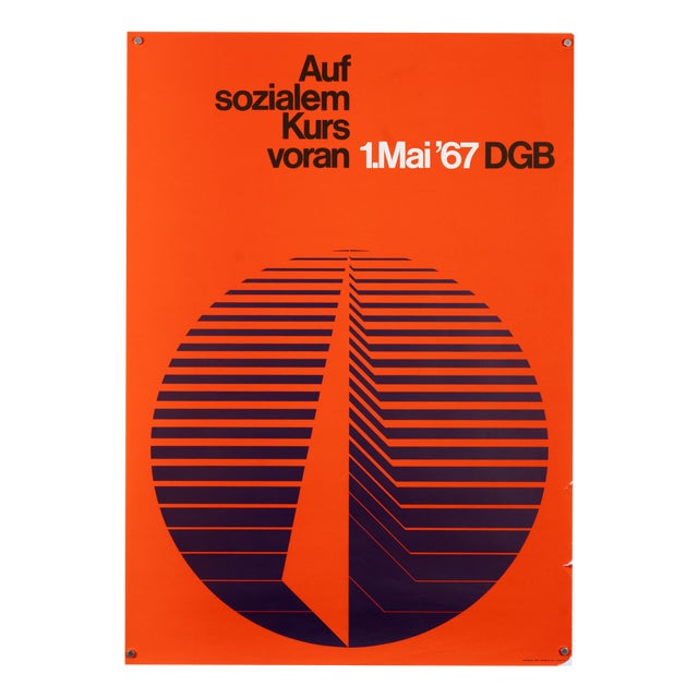 Original Political Poster by Acon, 1967 For Sale