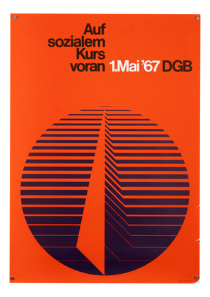 Original Political Poster by Acon, 1967