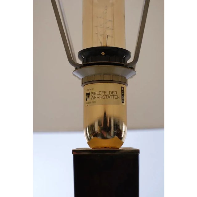 Bronze Table Lamp from Bielefeld Workshop, Italy, 1992 For Sale - Image 3 of 9