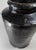19th Century Rustic Primitive Black Glazed Redware Storage Jar For Sale - Image 10 of 12