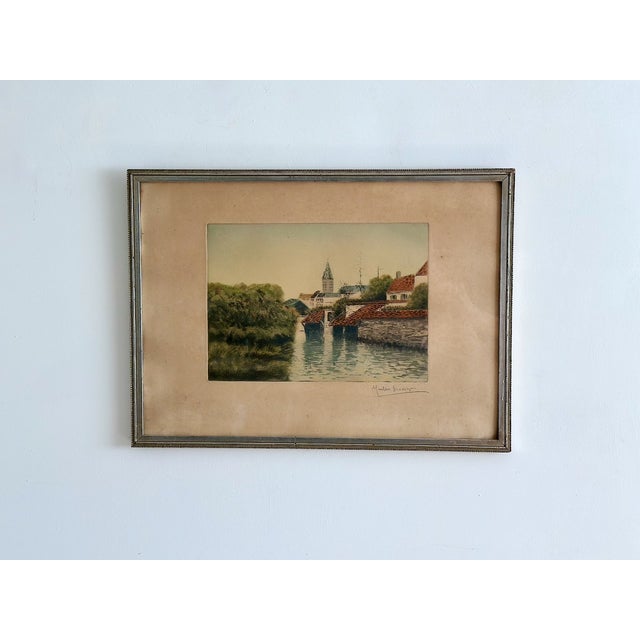 Martin Gradier, Landscape, 1920s, Engraving For Sale - Image 15 of 15