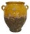Antique Glazed Yellow Preserve Jar, 1800s For Sale