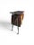 Brown 1950s Italian Mid-Century Modern Inlaid Portable Bar Cabinet on Wheels For Sale - Image 8 of 8
