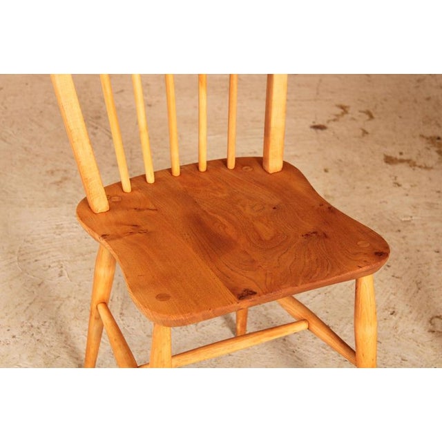 Mid-Century Modern Elm and Beech Chairs from Ercol, 1950s, Set of 2 For Sale - Image 4 of 11