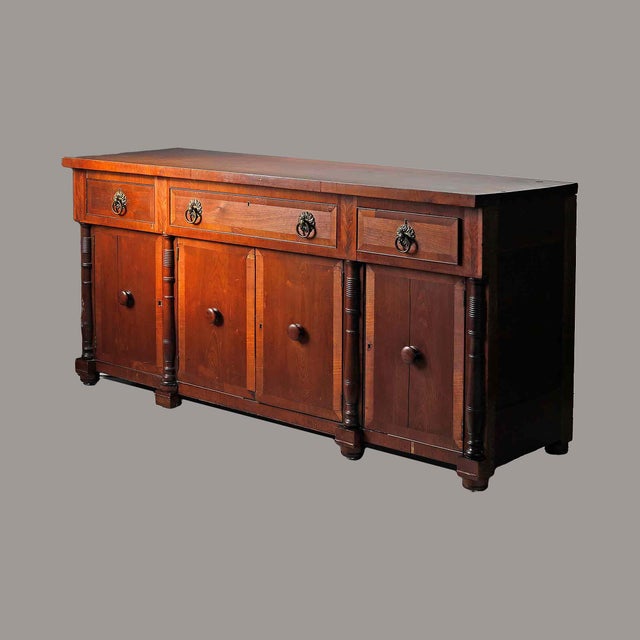 Antique American Sideboard - Sheraton Style For Sale - Image 11 of 12