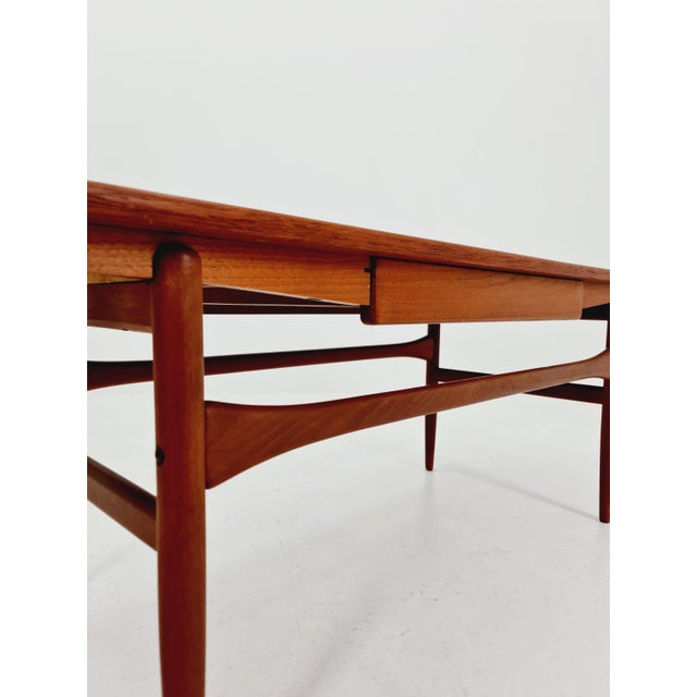 Vintage Danish Teak Coffee Table with Drawer from Arrebo Møbelfabrik, 1960s For Sale - Image 14 of 18