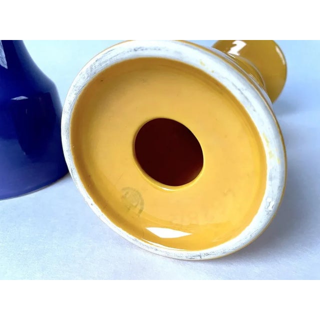 Ceramic Candleholders, 1980s, Set of 2 For Sale - Image 4 of 8