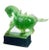 Plastic 1960s Gino Ruggeri for Wony, Italy Decorative Carved Faux Green Jade Chinese War Horse Figurine For Sale - Image 7 of 7