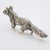 Silver Vintage Italian Handmade Silver Fox Figurine, 1960s For Sale - Image 8 of 14