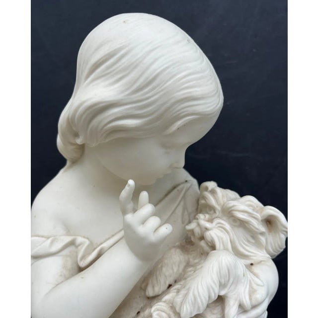 Antique English Bisque Sculpture Signed J. Durham 1814-1877. For Sale - Image 10 of 12