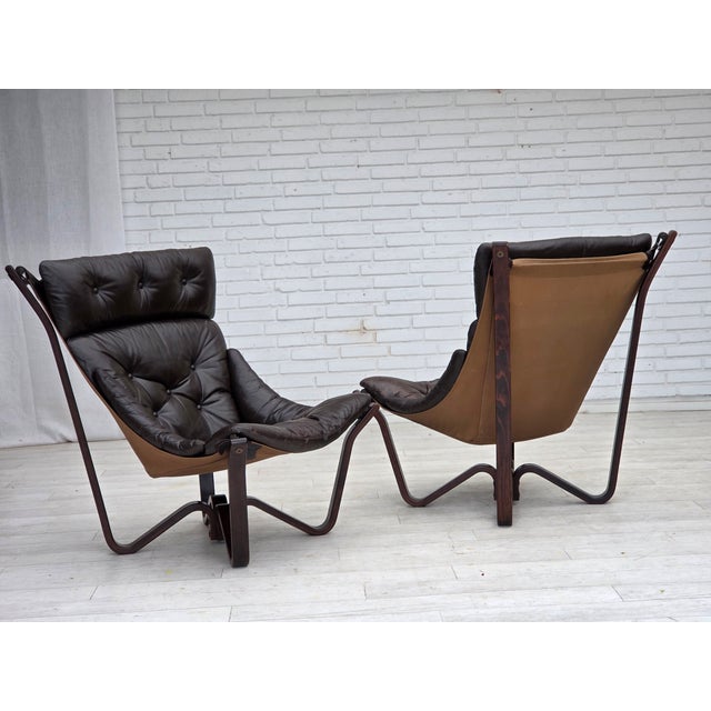 Norwegian Viking Lounge Chair by Jim Myrstad, 1970s For Sale - Image 13 of 18