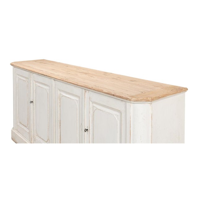 2020s Reclaimed Pine White Buffet Sideboard For Sale - Image 5 of 9