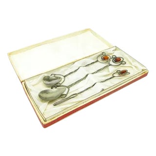 Postmodern Brass Spoons by Imago Artis, Poland, 1960s, Set of 3 For Sale
