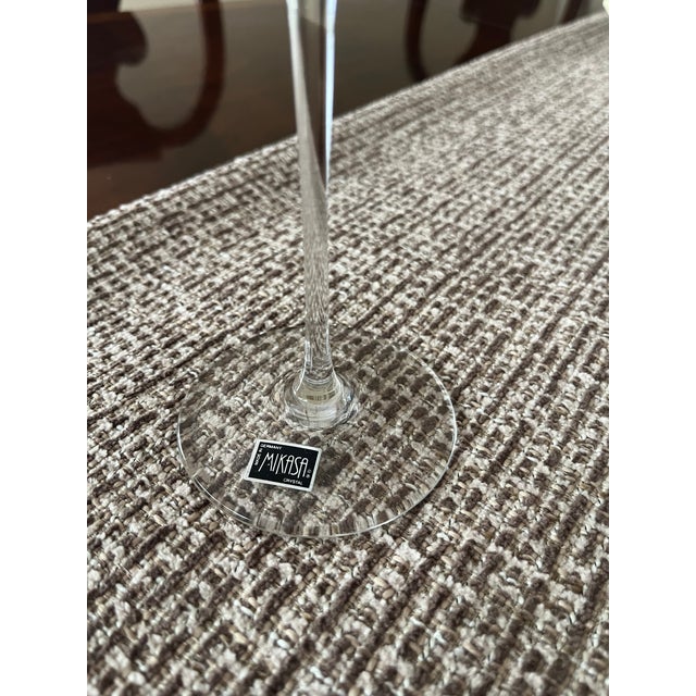 Mikasa 1980s Mikasa Crystal Water Goblets - Set of 12 For Sale - Image 4 of 6