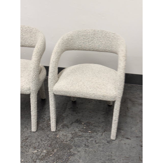 2020s Fours Hands Hawkins Bouclé Armchairs, Pair For Sale - Image 5 of 12