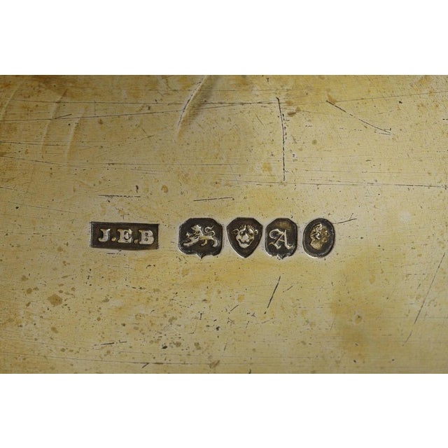 English Silver-Gilt and Agate Inkstand, 1830 For Sale - Image 17 of 18