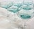 Turquoise Ocean Champagne Coupes- Set of Six For Sale - Image 6 of 12