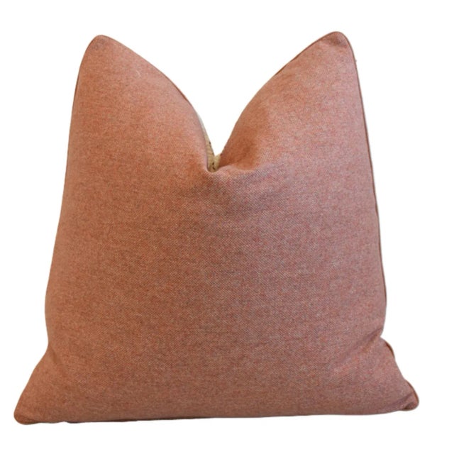 Designer French Lelievre Nautical Coastal Sea Life Ocean Feather/Down Pillow 21" Square For Sale In Los Angeles - Image 6 of 7