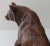 Rustic Late 20th Century Red Mill Bear Statue Standing on Rock Handcrafted in Usa For Sale - Image 3 of 12