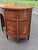 Antique Continental Marquetry Inlaid Kidney-Form Desk With Satinwood Floral Inlay For Sale - Image 4 of 12