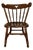 Mid-Century Tell City Chair Co. Solid Hard Rock Maple Windsor Spindle Back Side Chair For Sale