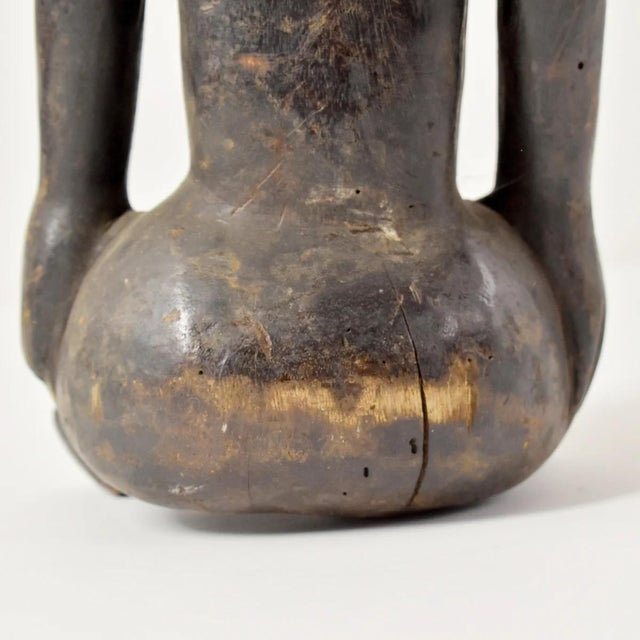 Early 20th Century Temne Seated Figure For Sale - Image 9 of 11