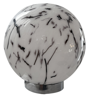 Large Murano Glass Globe Table Lamp, 1970s