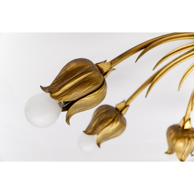 Gold Vintage Bronze Flush Mount from Koch Söhne, 1960s For Sale - Image 8 of 13