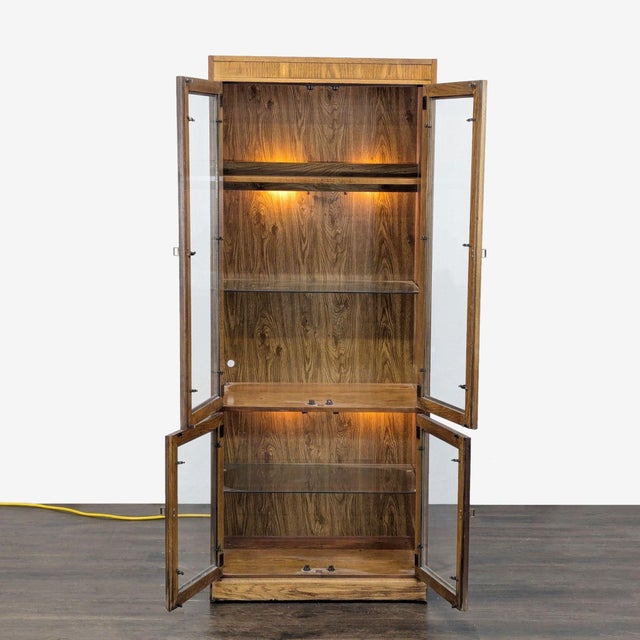 Glass Door Display Cabinet For Sale - Image 4 of 11