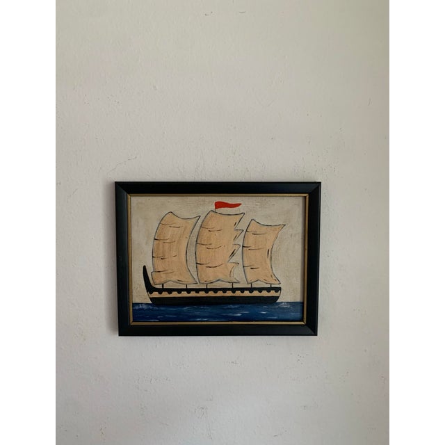 Contemporary Impressionist Style Seascape Painting on Canvas, Framed For Sale - Image 4 of 4