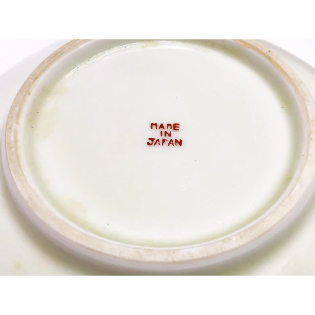 1960s Vintage Leaf Shaped China Plate Set - 4 Pieces For Sale - Image 4 of 5