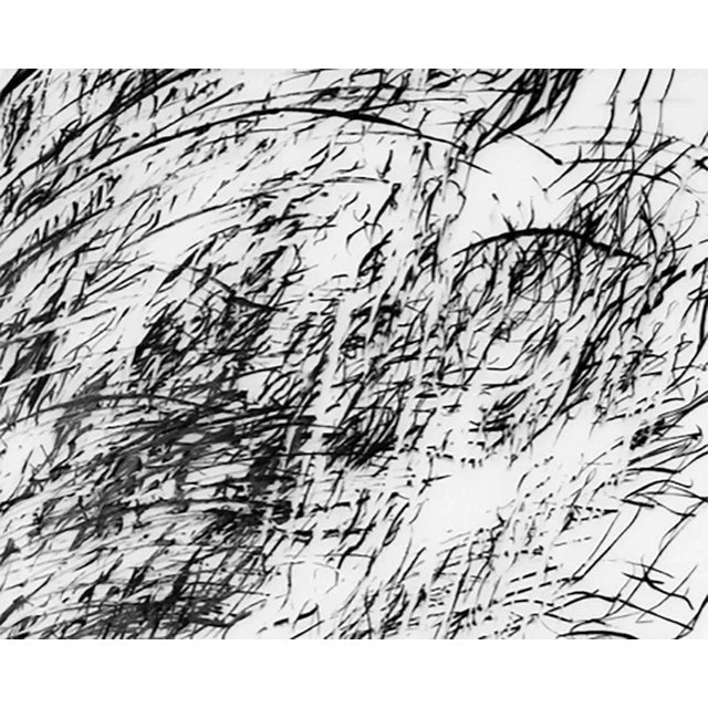 Abstract Contemporary Abstract Pigment Pencil on Mylar Drawing "Tipping Point #7" by Jaanika Peerna For Sale - Image 3 of 4