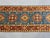 Blue and Rust Red Kazak Wool Runner Rug, Tribal Hallway Rug, 2'6" X 10'6" For Sale - Image 4 of 17