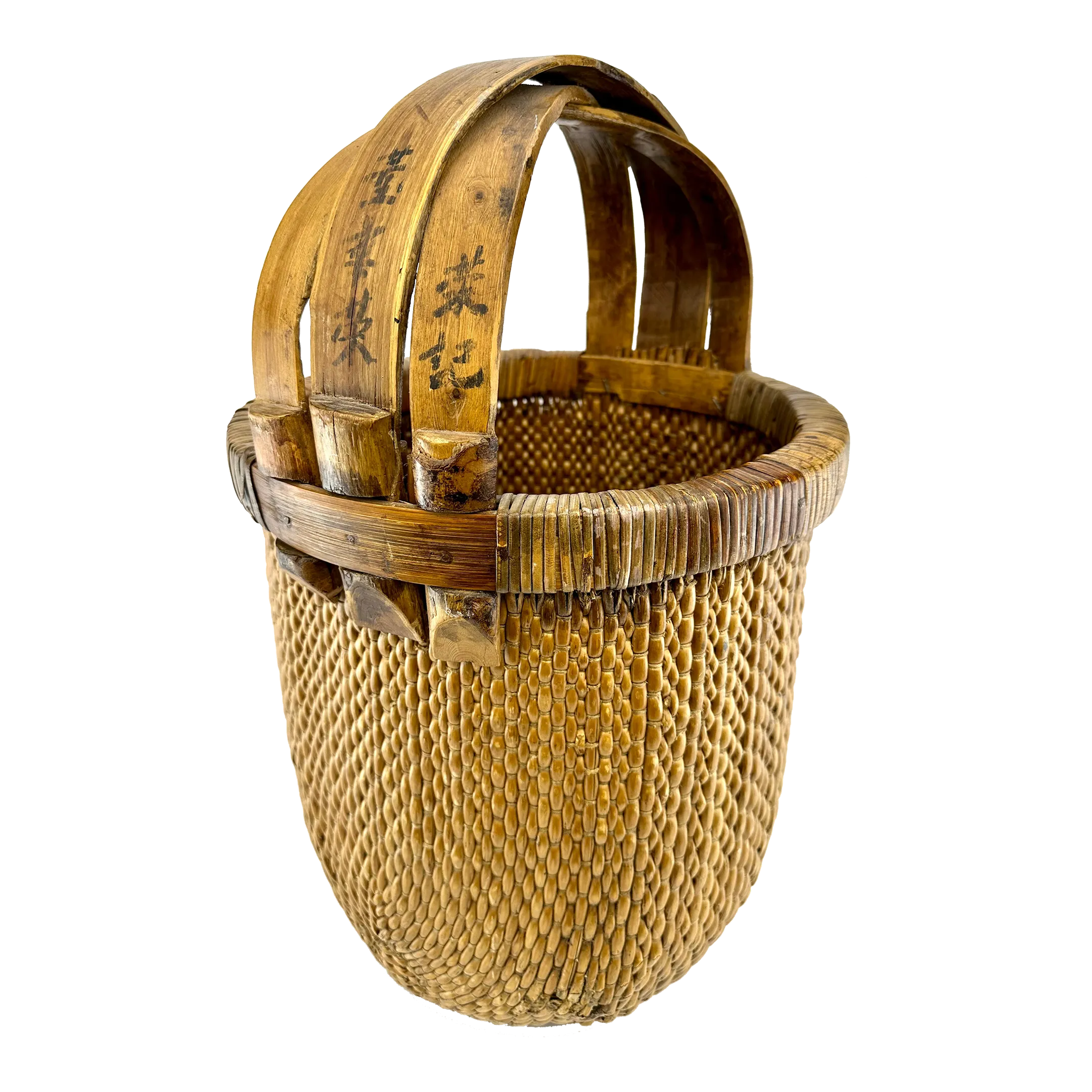 antique chinese basket/アンティークチャイニーズバスケット antique chinese basket/アンティークチャイニーズバスケット