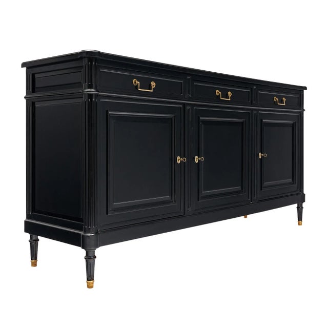 French French Antique Louis XVI Buffet For Sale - Image 3 of 9