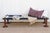 Long Blue & White Woven Charpai Bench For Sale - Image 10 of 10