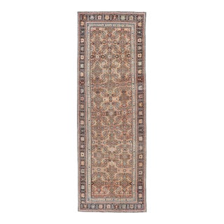 Antique Persian Runner in Herati Design 3' 10" X 12' For Sale